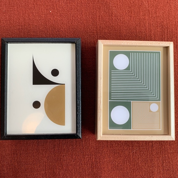 Mini Geometric Art Prints - 3.5in x 4.5in - Picture 1 of 2